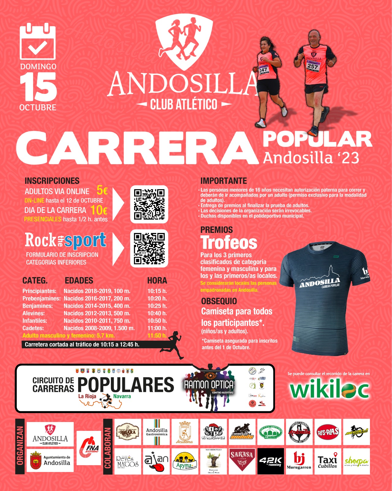 Próximas Competiciones de Ruta